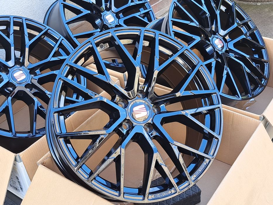 Alufelgi SEAT 17" 5x100 Arona Ibiza Leon Toledo Cordoba CA20 BLACK