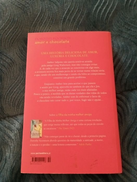 Vendo livro amor e chocolate