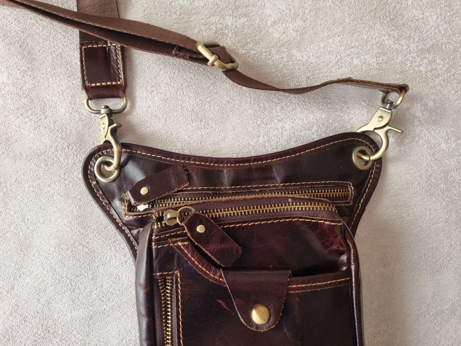 Мужская сумка на пояс или через плечо