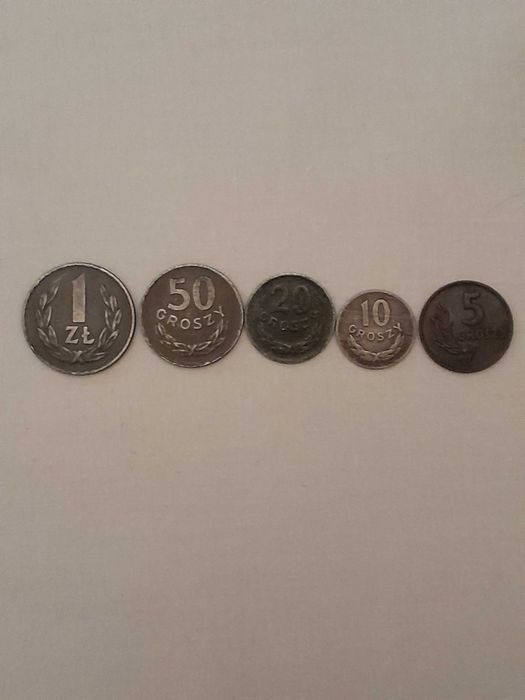 Sprzedam kolekcję 5-ci monet z 1949 miedzionikiel specjalnie wypalane.
