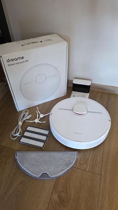 Robot odkurzacz Dreame D9 + akcesoria mocowanie, aplikacja, lidar