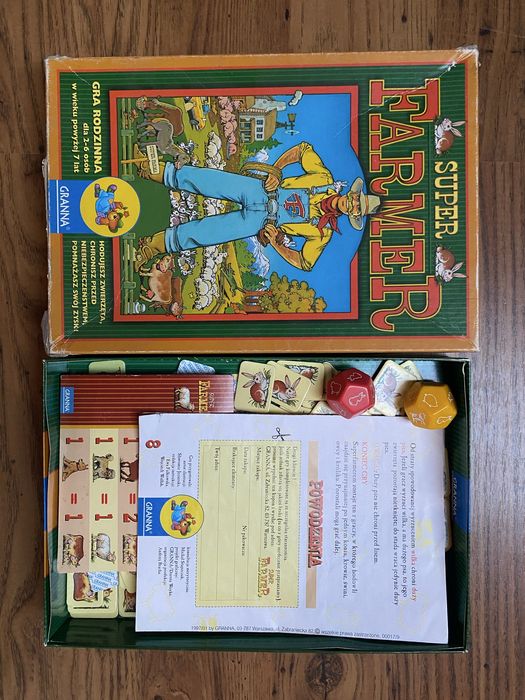 Super Farmer 2002r. - Gra planszowa unikat retro
