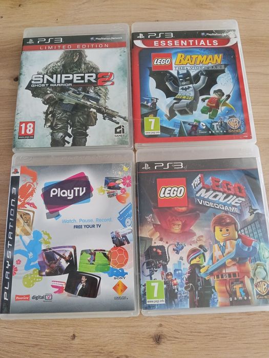 Playstation3 Gry Sniper Ghost Warrior 2, Lego Batman, Lego Przygoda - Gra Video + Play TV gratis
