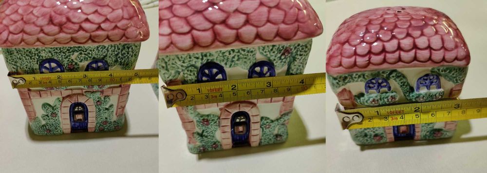 Recipientes em cerâmica pintada à mão, colecção "Casa de Campo"