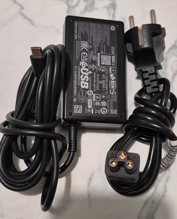 HP Zasilacz Ładowarka HP 65W USB-C Slim