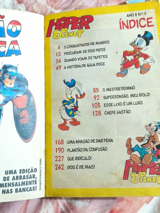 Hiper Disney Ano 8 Nº 5 - Maio/1996
Em muito bom estado.