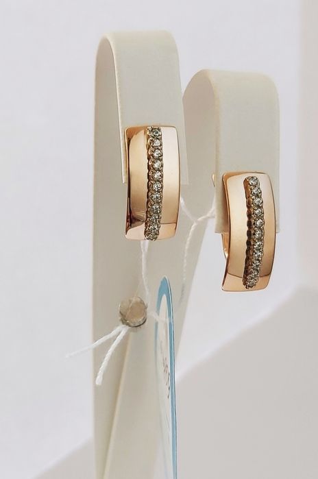 Сережки  нові золото арт.25721