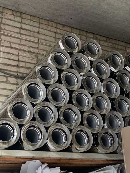 Димохід з нержавійки, труби сендвіч, утеплені труби, гільзування