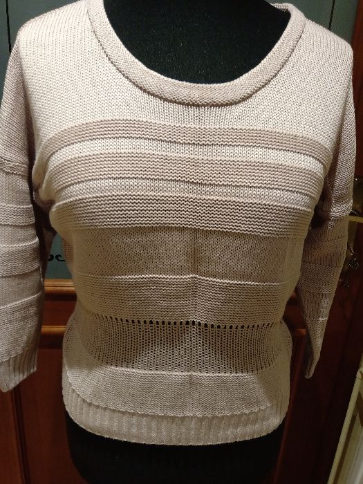 Sweter różowy, rozmiar 36/38