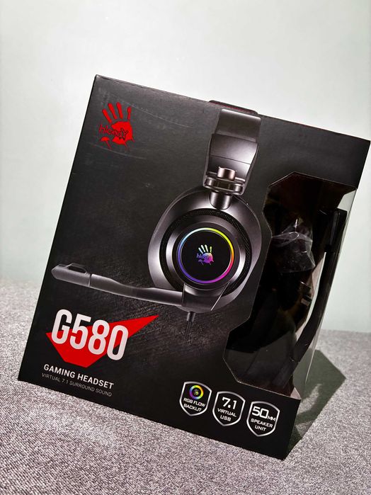 Słuchawki przewodowe dla graczy z mikrofonem A4tech Bloody G580