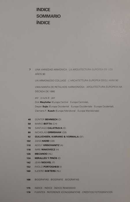 Contemporary European Architects _ volume II