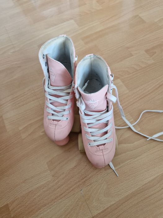 Wrotki oxelo r. 35 + kask+ komplet ochraniaczy