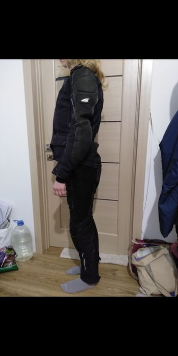 Мото костюм з підкладом жіночий S