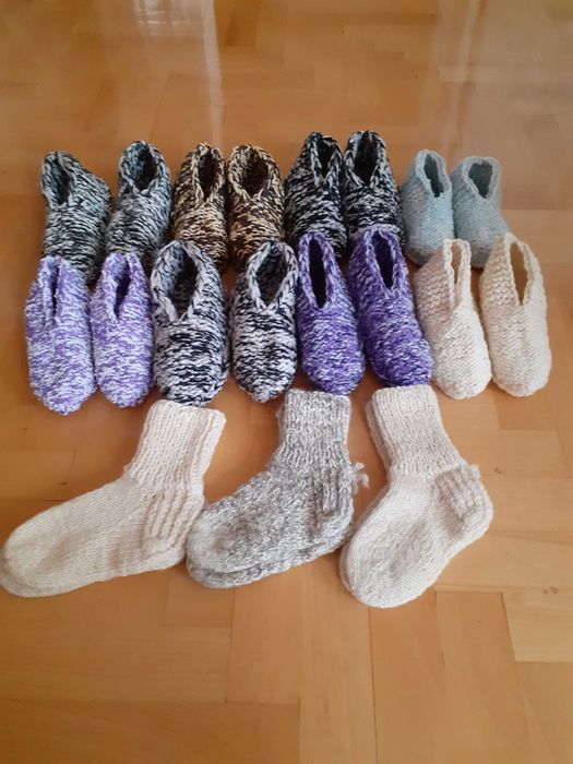 Kapcie wełniane polecam idealne na prezent i nie tylko