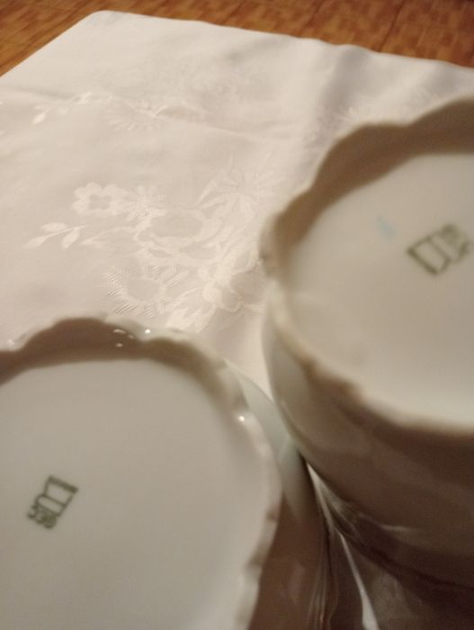 Cukiernica i mlecznik antyk zestaw