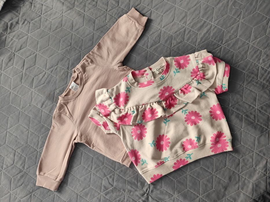 2 x bluza dziewczęca r. 68