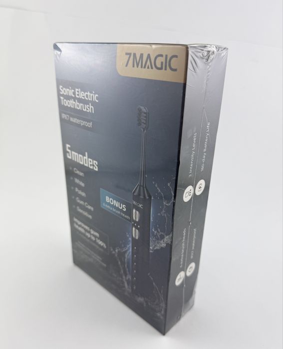 7MAGIC Soniczna szczoteczka do zębów 6 końcówek D36