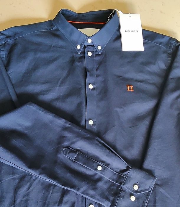 Męska koszula LES DEUX r. XL - 100% bawełna