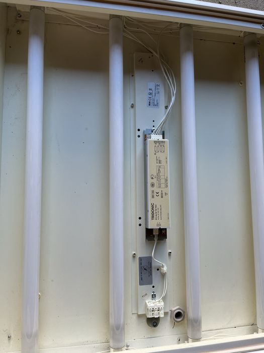 Lampa LUG CLASSIC T8 600x600 p/t PLX ze swietlówkami IP65 szczelna