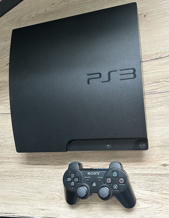Konsola PlayStation 3 Slim Zestawy Pad Okablowanie Super Stan