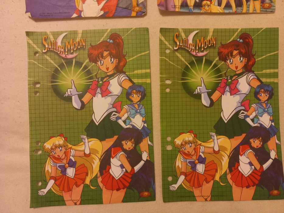 Karteczki do segregatora Sailor Moon Czarodziejki z Księżyca
