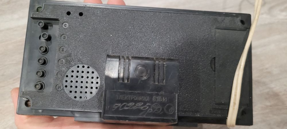 Zegar radziecki budzik cyfrowy Elektronika 6.15M