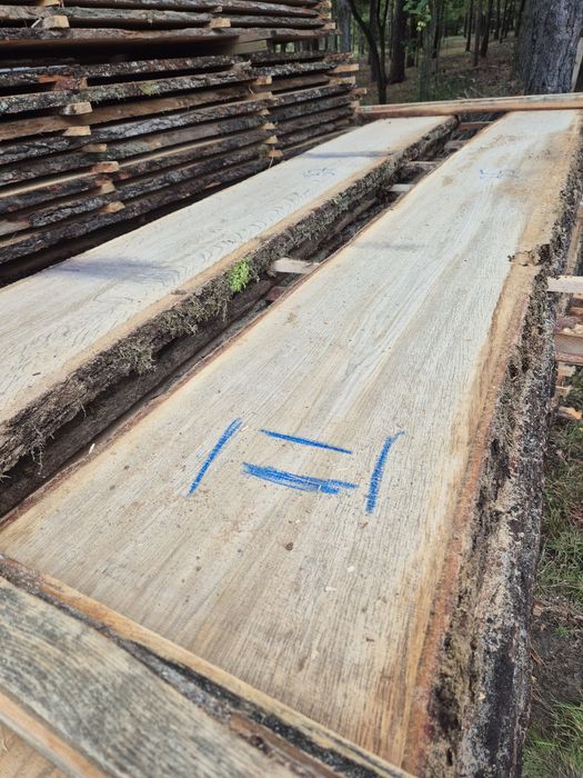 Tarcica dębowa po  suszarni próżniowej.