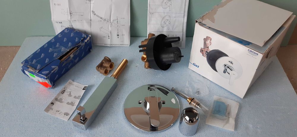 Grohe jet bateria wylewka el podtynkowe kpl