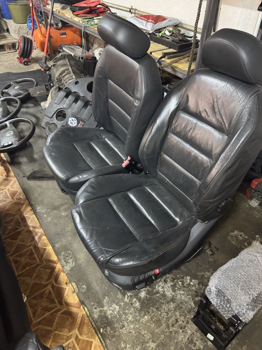 Сидения шкода ауди суперб 1 сидения пассат б5 сидіння салон шкіра кожа