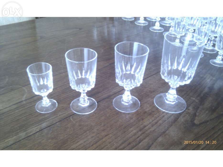 1 Lote de copos em Cristal