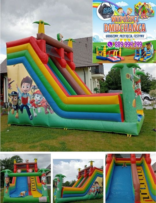 Dmuchance wynajem , animacje, piana party, żywe maskotki Lubin okolice