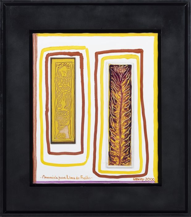 Pintura - Mário Cesariny - Memória para Lima de Freitas - 2000 assinad