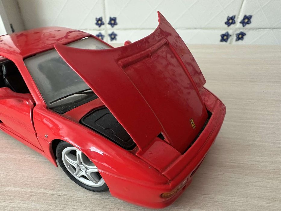 carros metal Ferrari F50 1/24 miniaturas vintage Shell maisto coleçao