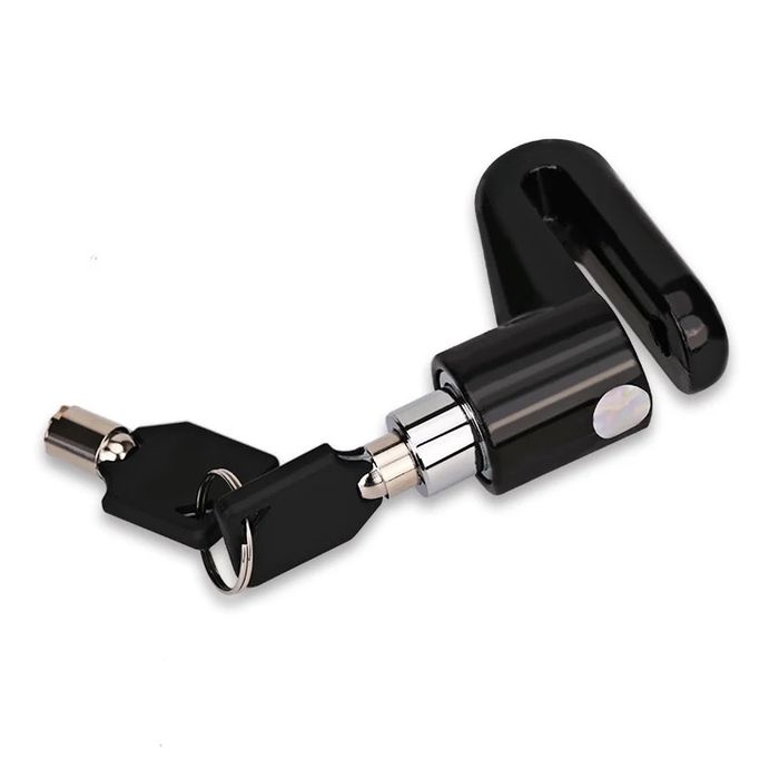 Cadeado antifurto disco moto com cabo de aço - 3 cores