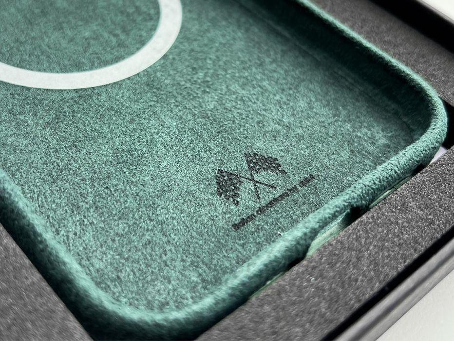 Nowy Case Etui Iphone 15 pro max Alcantara