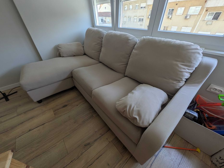 VINLIDEN 3-seat sofa with chaise longue
