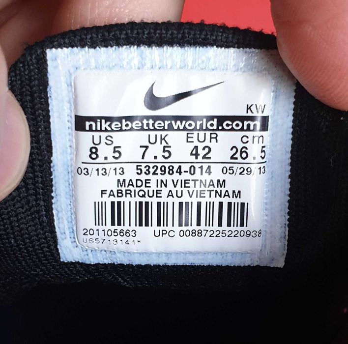 Nike Flyknit Trainer+ Multicolor 2013 8.5US/42EUR