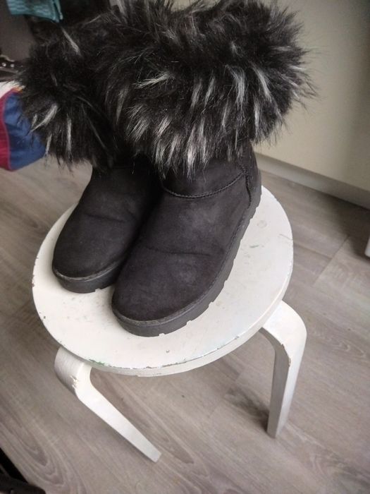 Śniegowce damskie czarne rozm. 37