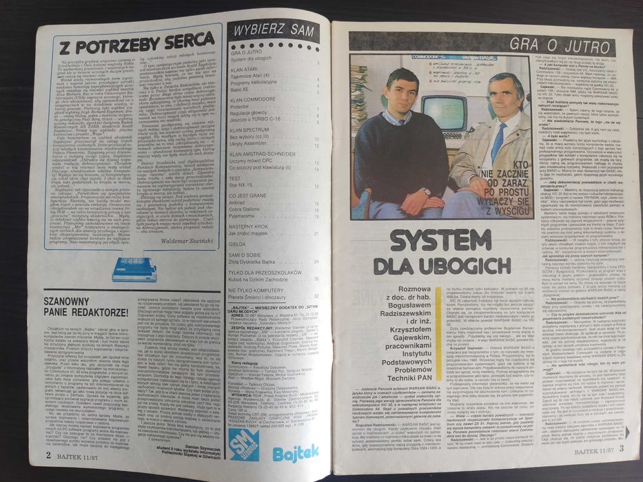 Bajtek - numer 11/1987