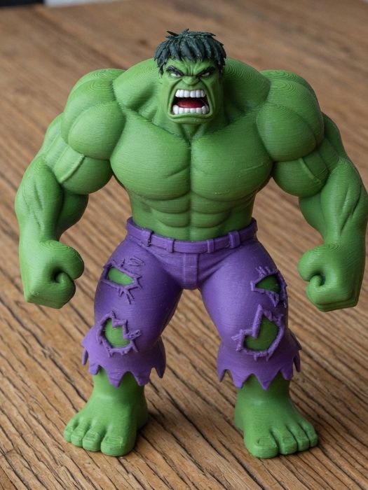 Hulk personalizado em 3D