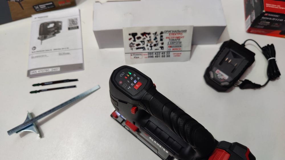 НОВ бесщот акумуляторний лобзик GERMANY Parkside PPSTDA 20/аккумулятор