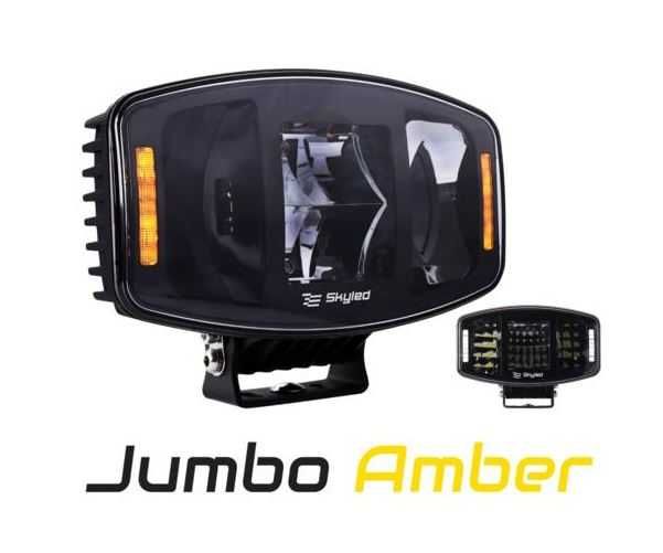 Reflektor dalekosiężny SKYLED Jumbo Amber FULL LED 12/24V pozycyjne