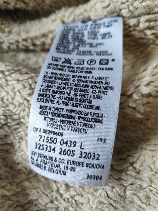 Kurtka jeans z futerkiem Levi's.  L