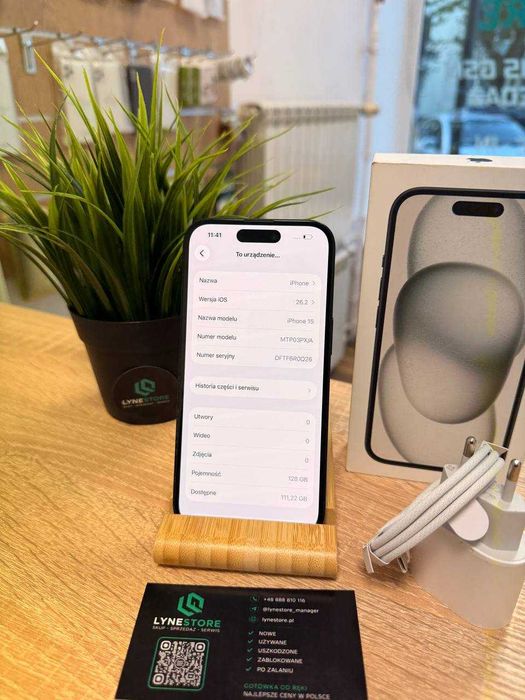 Apple iPhone 15 128GB– 81% BATERIA | GWARANCJA | FV-Marża