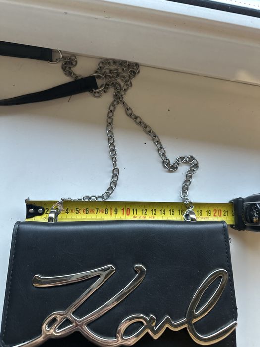 Torebka Karl czarno srebrna