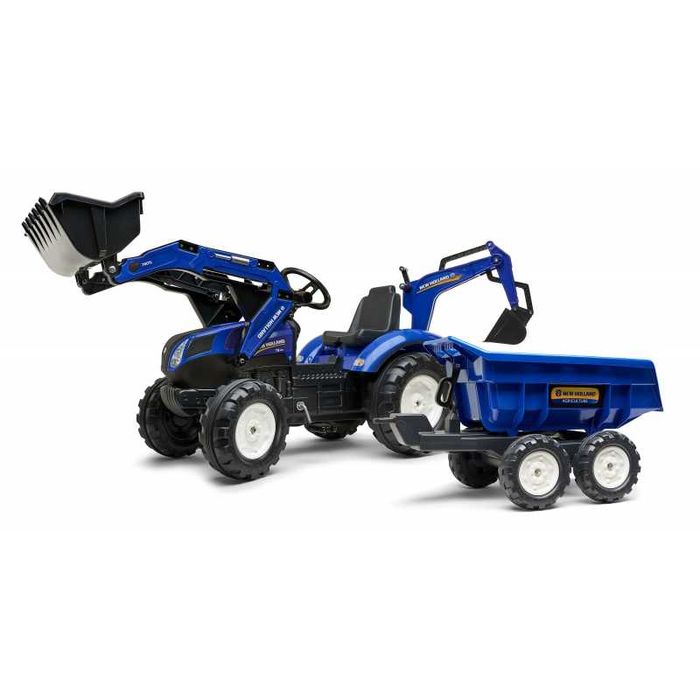 Traktor New Holland z Maxi Przyczepą i Łyżką od 3 lat