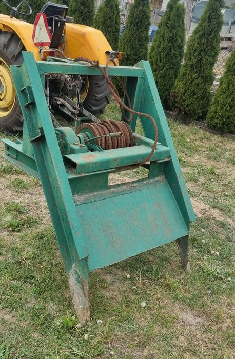 Wciągarka Wyciągarka Star 6x6 Leśna Las Lina Hak Pod wałek WOM do Ciągnika Lebiotka