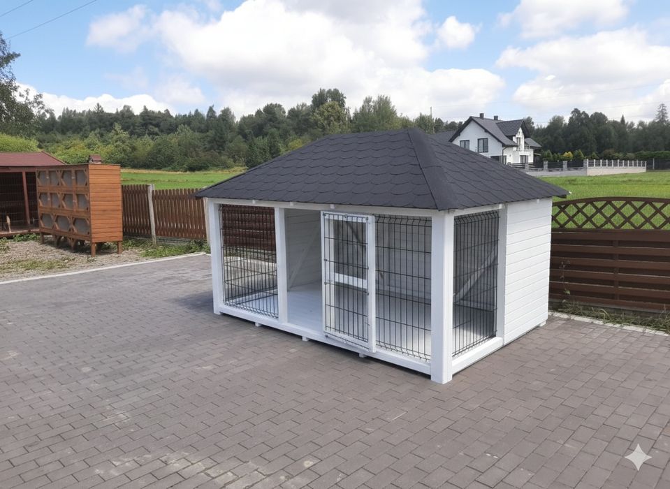 Kojec dla psa 3x2 dach koperta wys 2m