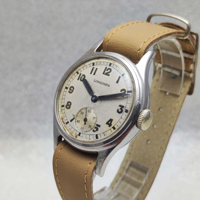 Vintage Longines Sei Tacche 1940 r Stal 33mm 12.68Z