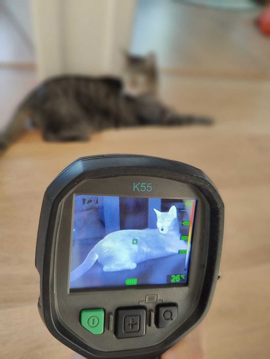 Kamera termowizyjna FLIR K55 + Stacja dokująca + retraktor + 2 baterie